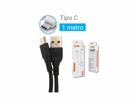 CABLE DE DATOS TIPO C CARGA RAPIDA 2.4A 1M