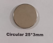 IMAN DE NEODIMIO CIRCULAR 25*3MM