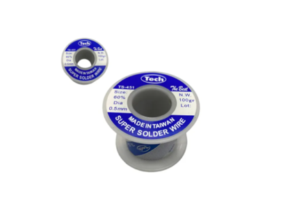 ROLLO SOLDADURA TECH 60/40 0.5MM 100GR