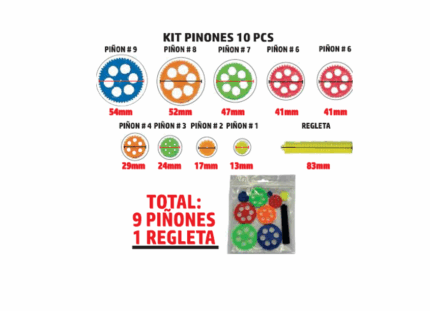 KIT PIÑONES 10 PCS