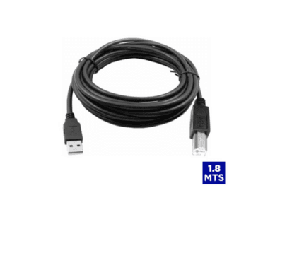 CABLE IMPRESORA NEGRO FILTRO 1.8 MTS