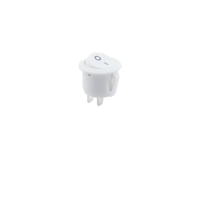 SWITCH BALANCIN 2 PINES BLANCO MINI REDONDO
