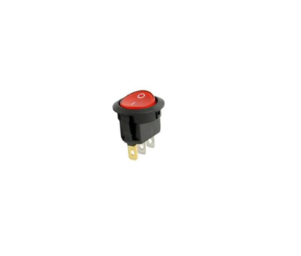 SWITCH BALANCIN 3 PIN MINI NEON REDONDO